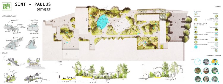 Poster Sint Paulus groene speelplaats