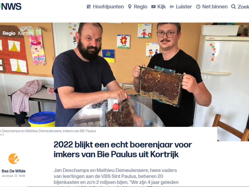 Een boerenjaar voor onze bijen en&nbsp;imkers