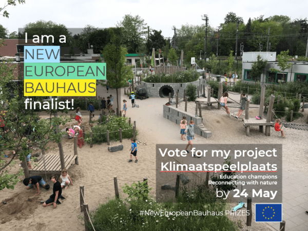 Klimaatspeelplaats finalist New European Bauhaus&nbsp;awards